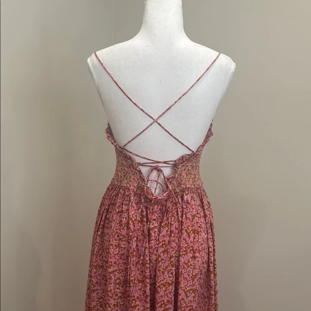 Free People Pink Floral Maxi Sundress - Picture 8 of 9
